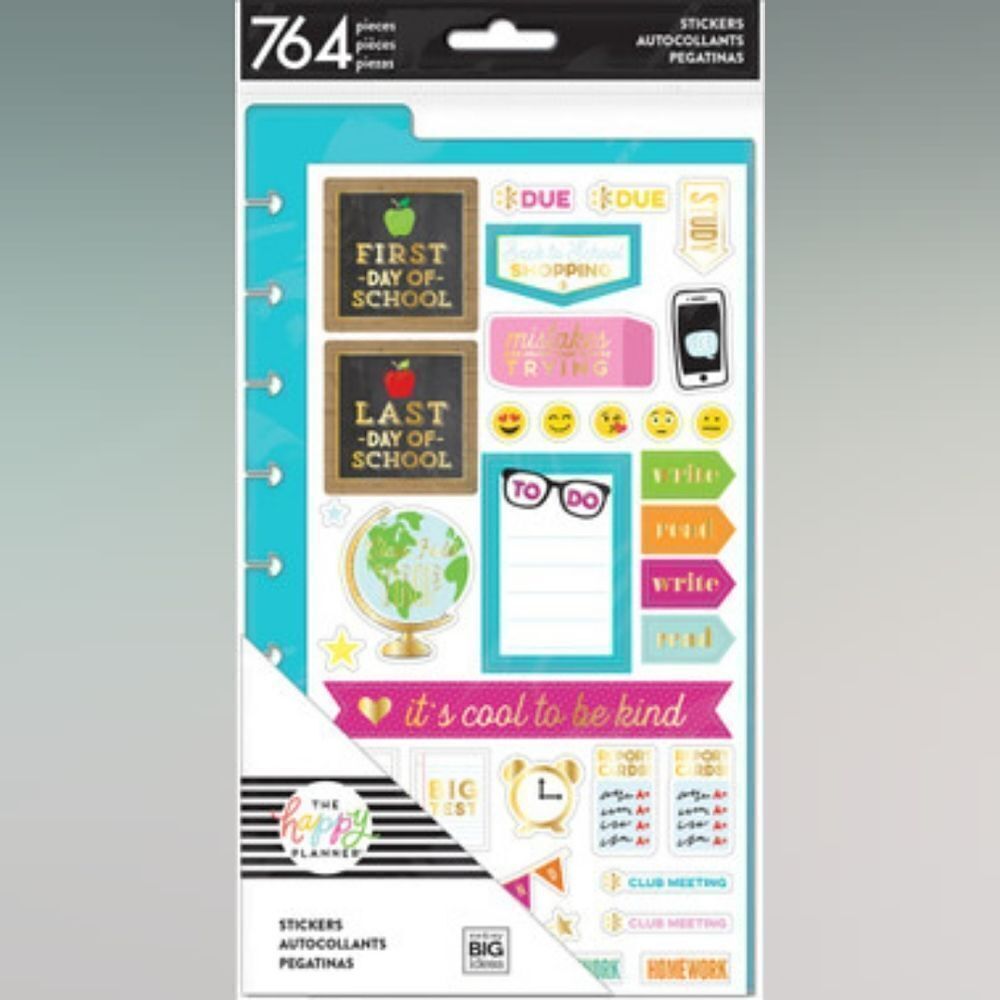 💜NWT Me & My Big Ideas The Happy Planner Student Dashboard 764 Stickers